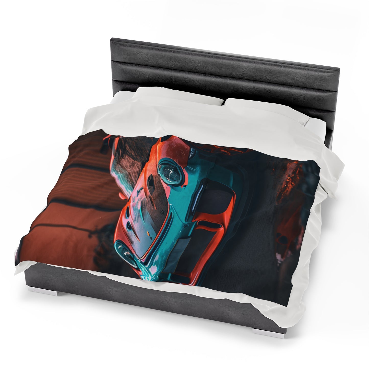 Velveteen Plush Blanket porsche 911 gt3 3