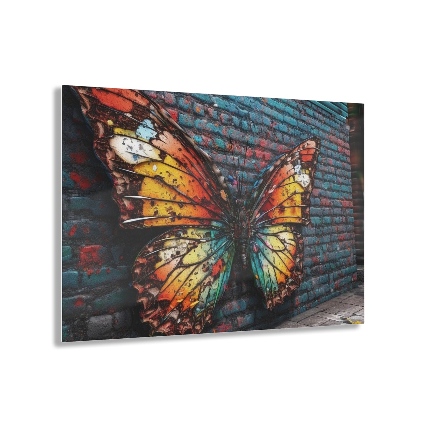 Acrylic Prints Liquid Street Butterfly 2