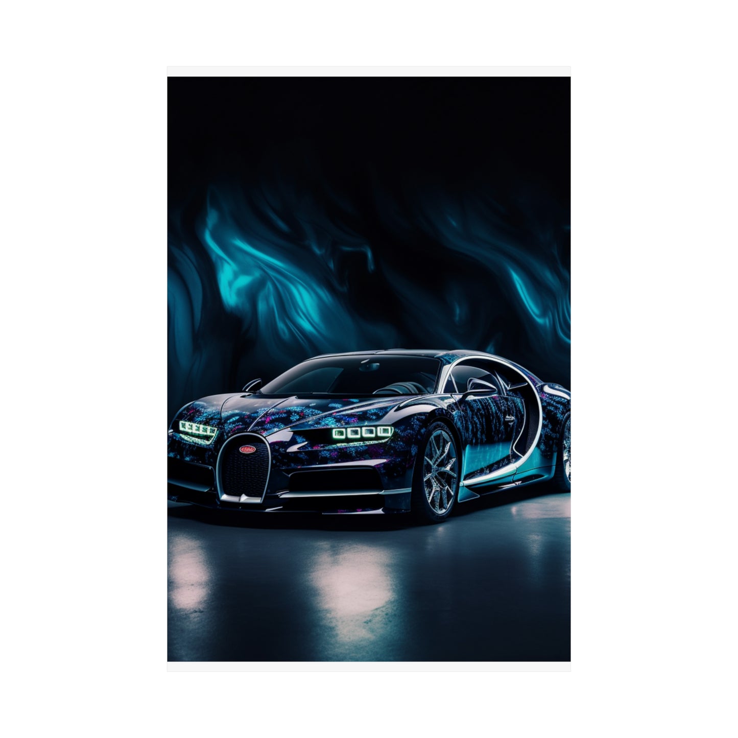 Premium Matte Vertical Posters Hyper Bugatti 1