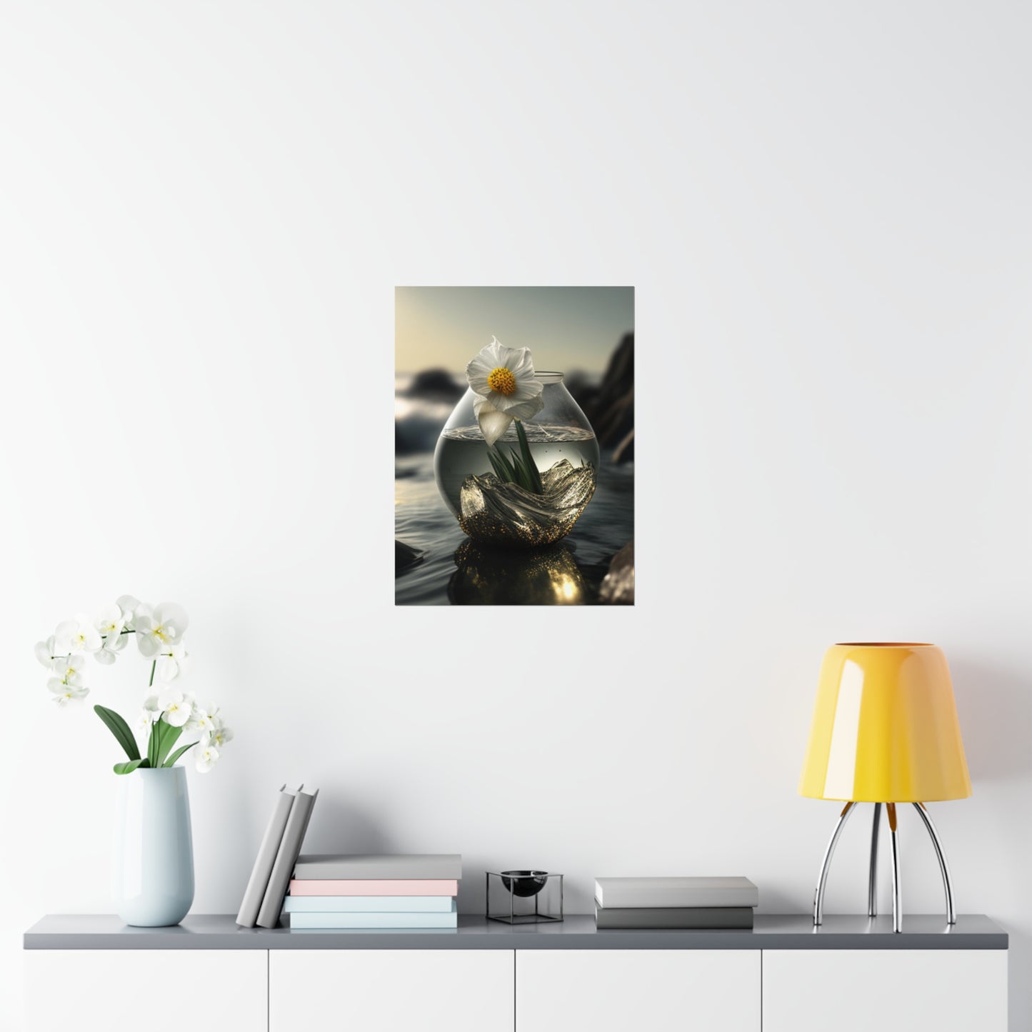 Premium Matte Vertical Posters Daffodil 1