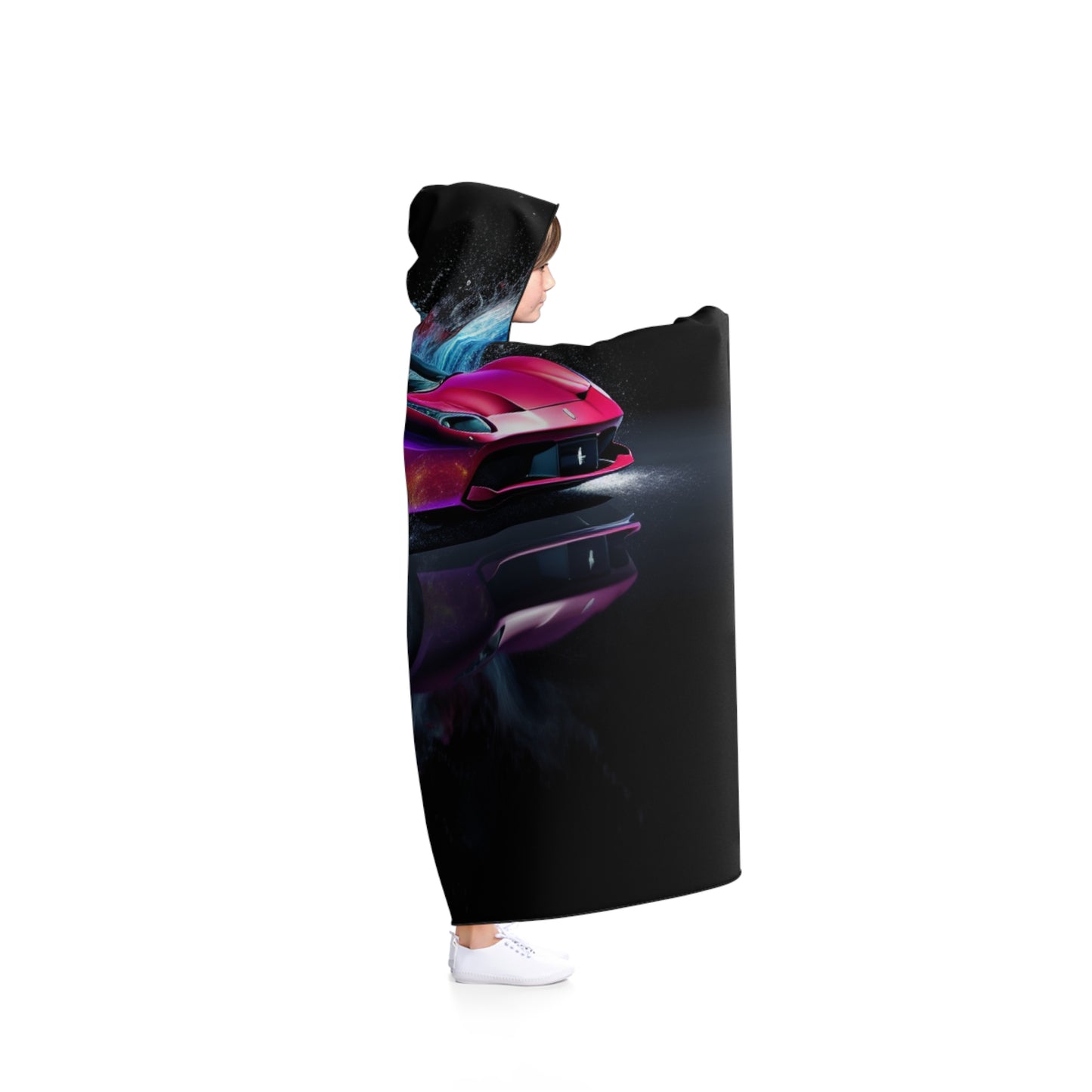 Hooded Blanket Ferrari Water Splash 4