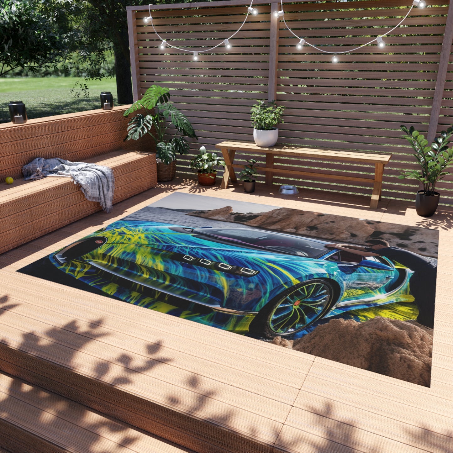 Outdoor Rug  Bugatti Water 1