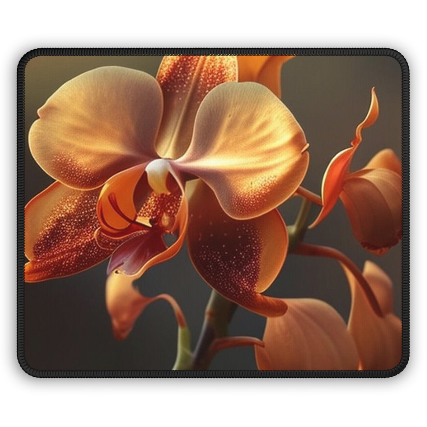 Gaming Mouse Pad  Orange Orchid 1