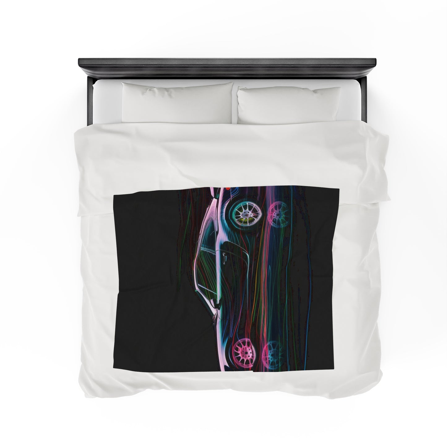 Velveteen Plush Blanket Porsche 933 1