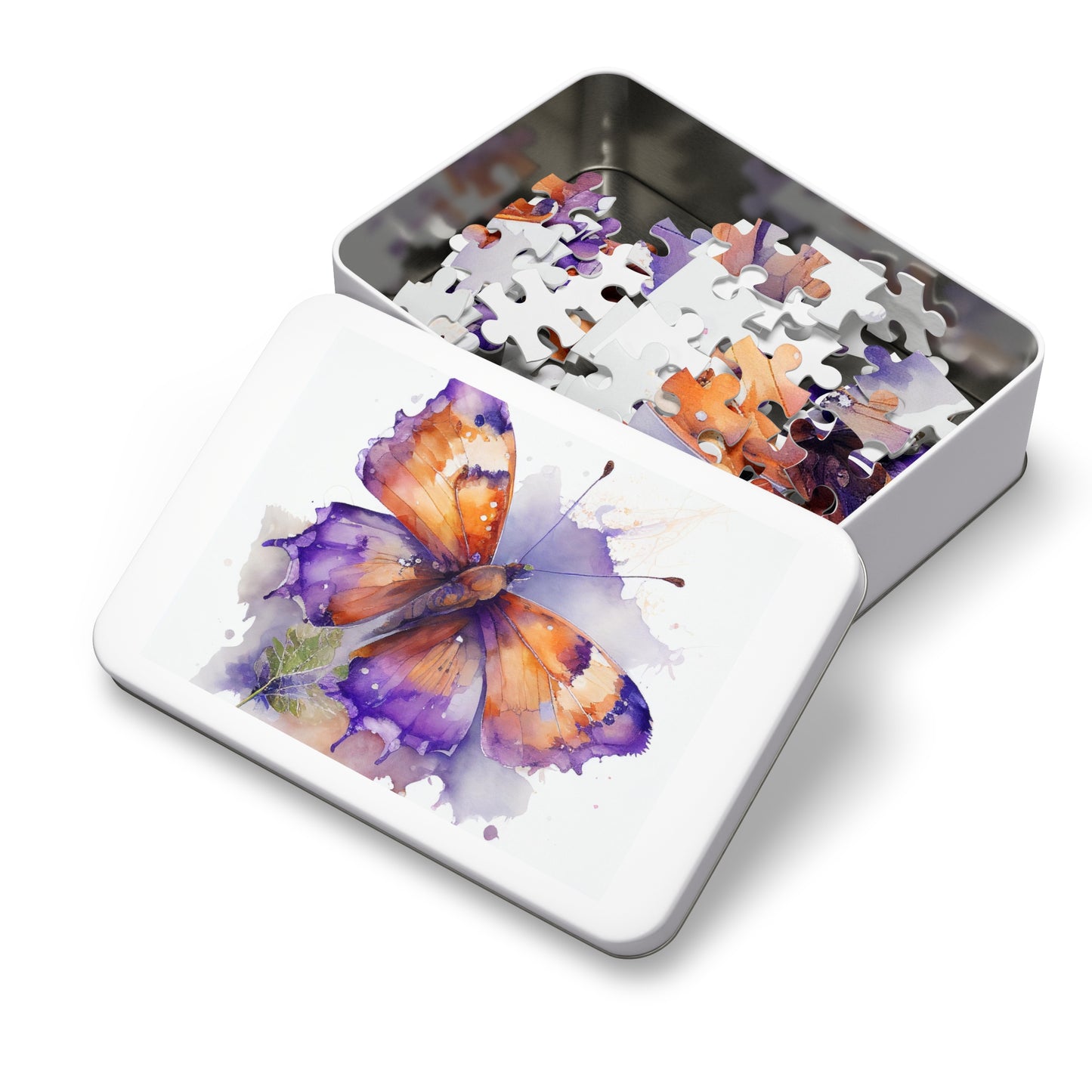 Jigsaw Puzzle (30, 110, 252, 500,1000-Piece) MerlinRose Watercolor Butterfly 2