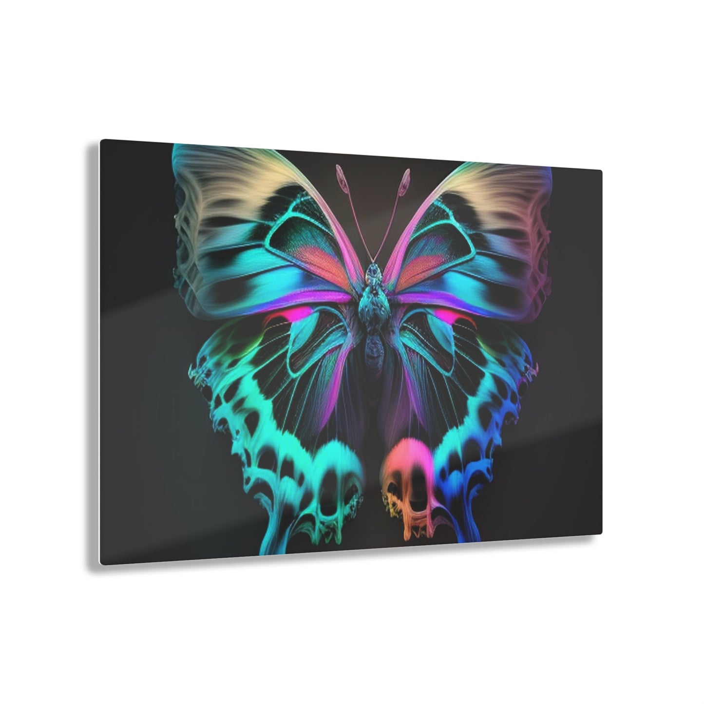 Acrylic Prints Neon Butterfly Fusion 2