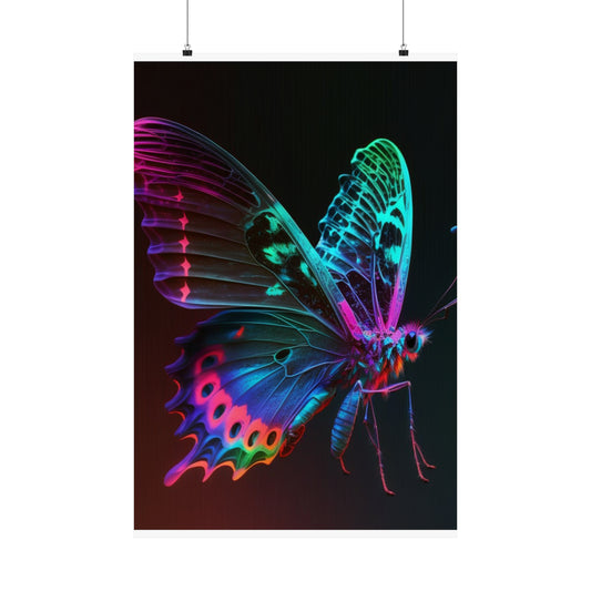 Premium Matte Vertical Posters Raw Hyper Color Butterfly 1
