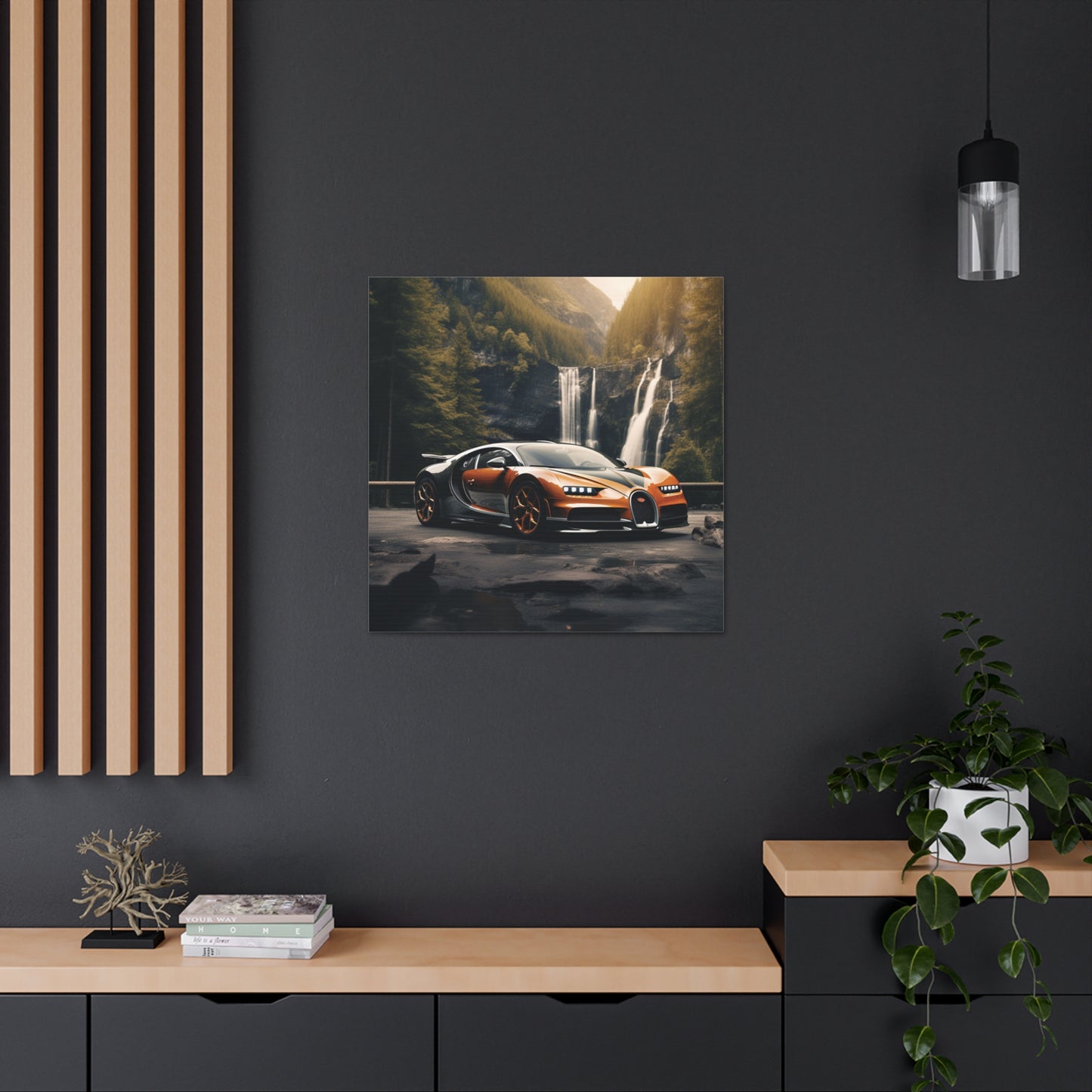 Canvas Gallery Wraps Bugatti Waterfall 3