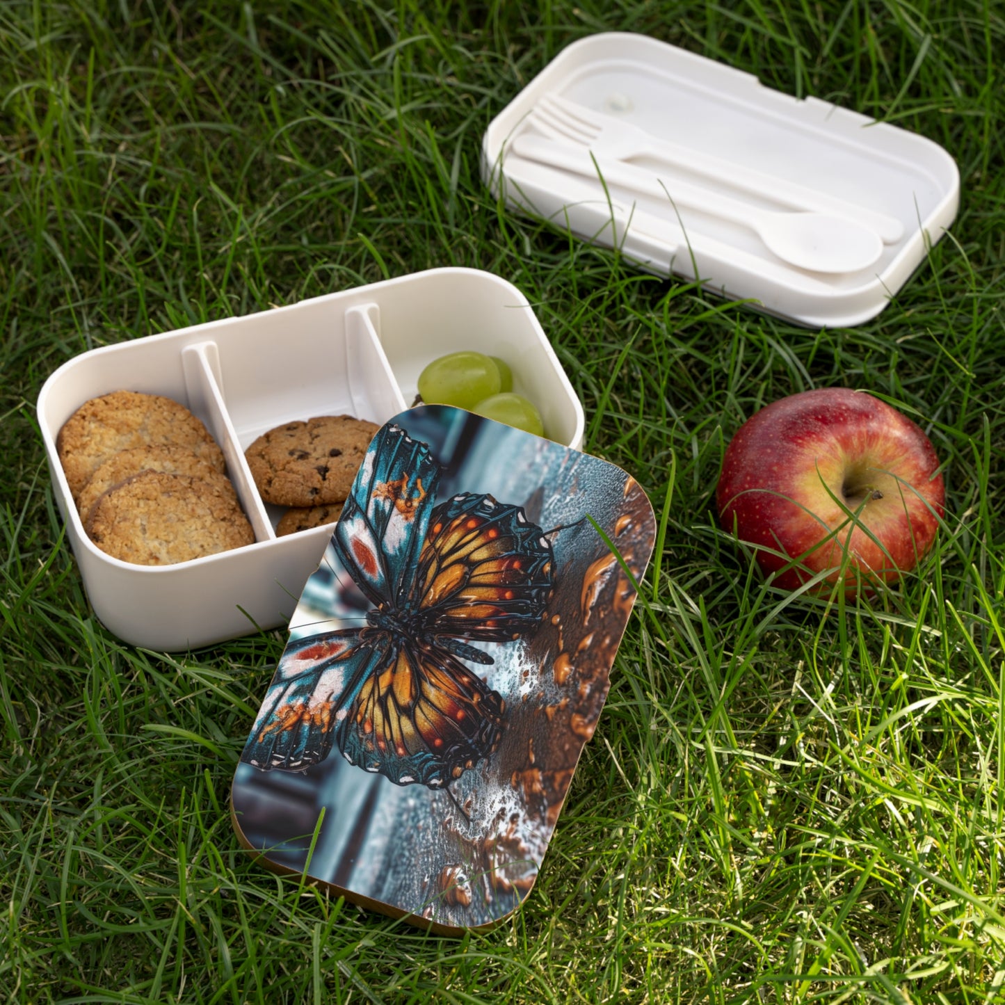 Bento Lunch Box Water Butterfly Street 3