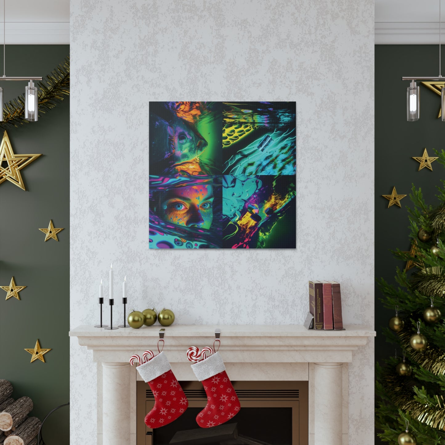 Canvas Gallery Wraps Florescent Glow 5