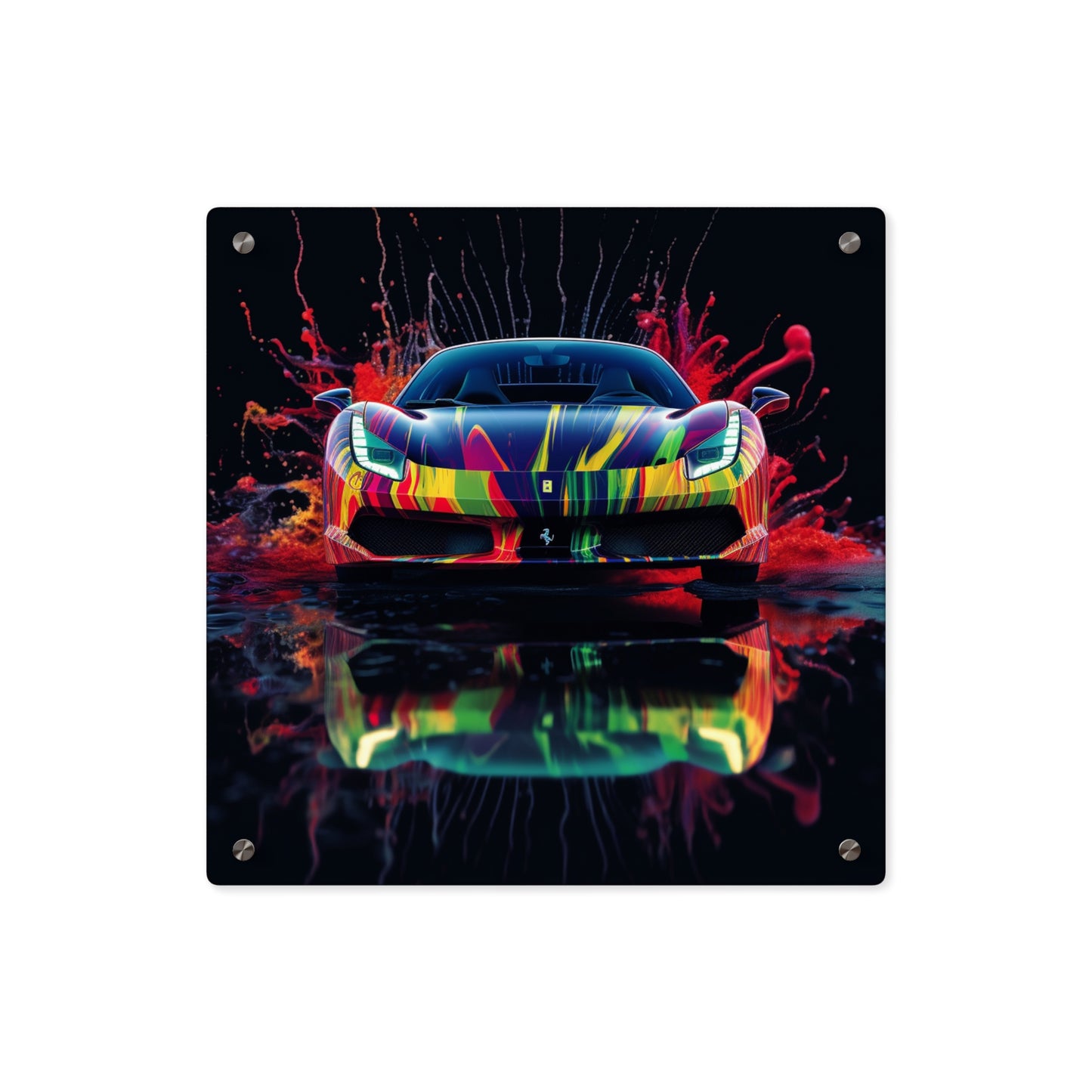 Acrylic Wall Art Panels Ferrari Fusion Water 1