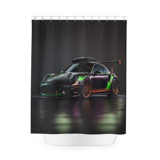 Polyester Shower Curtain Porsche Color 2