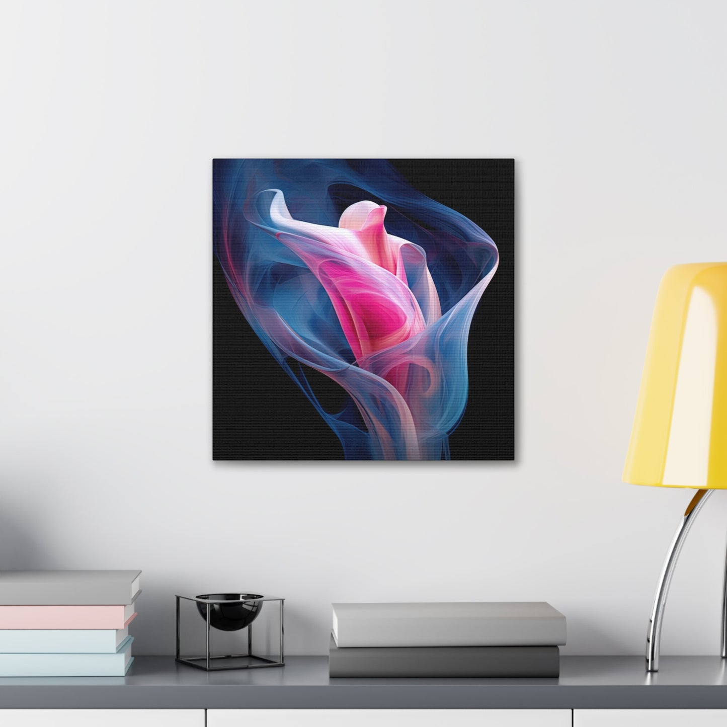 Canvas Gallery Wraps Pink & Blue Tulip Rose 3