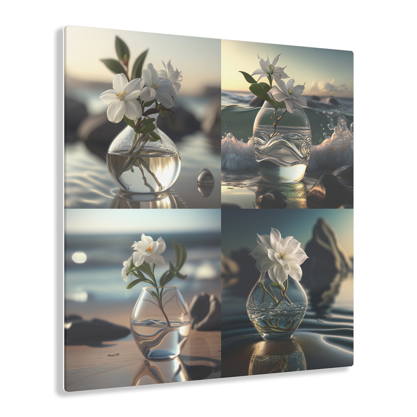 Acrylic Prints Jasmine glass vase 5