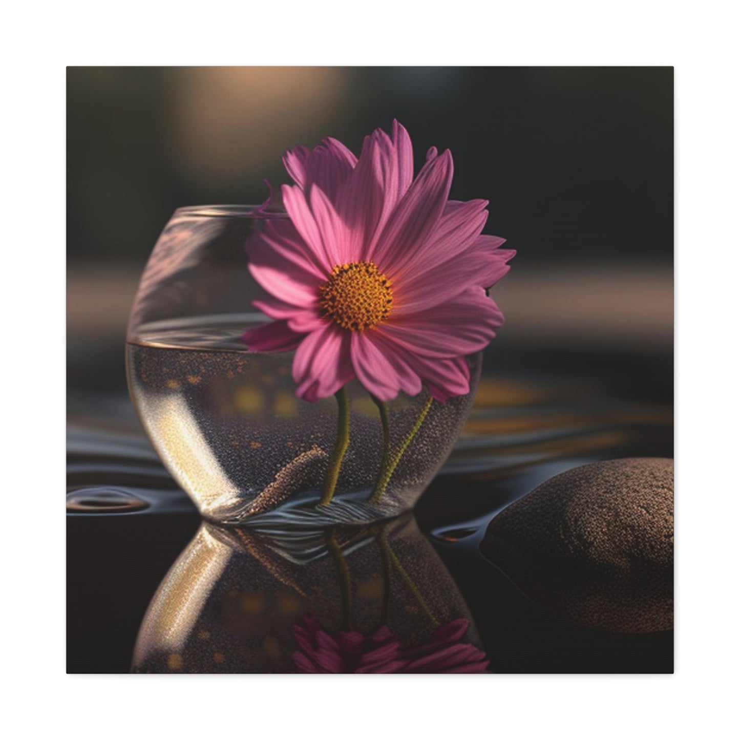 Canvas Gallery Wraps Pink Daisy 4