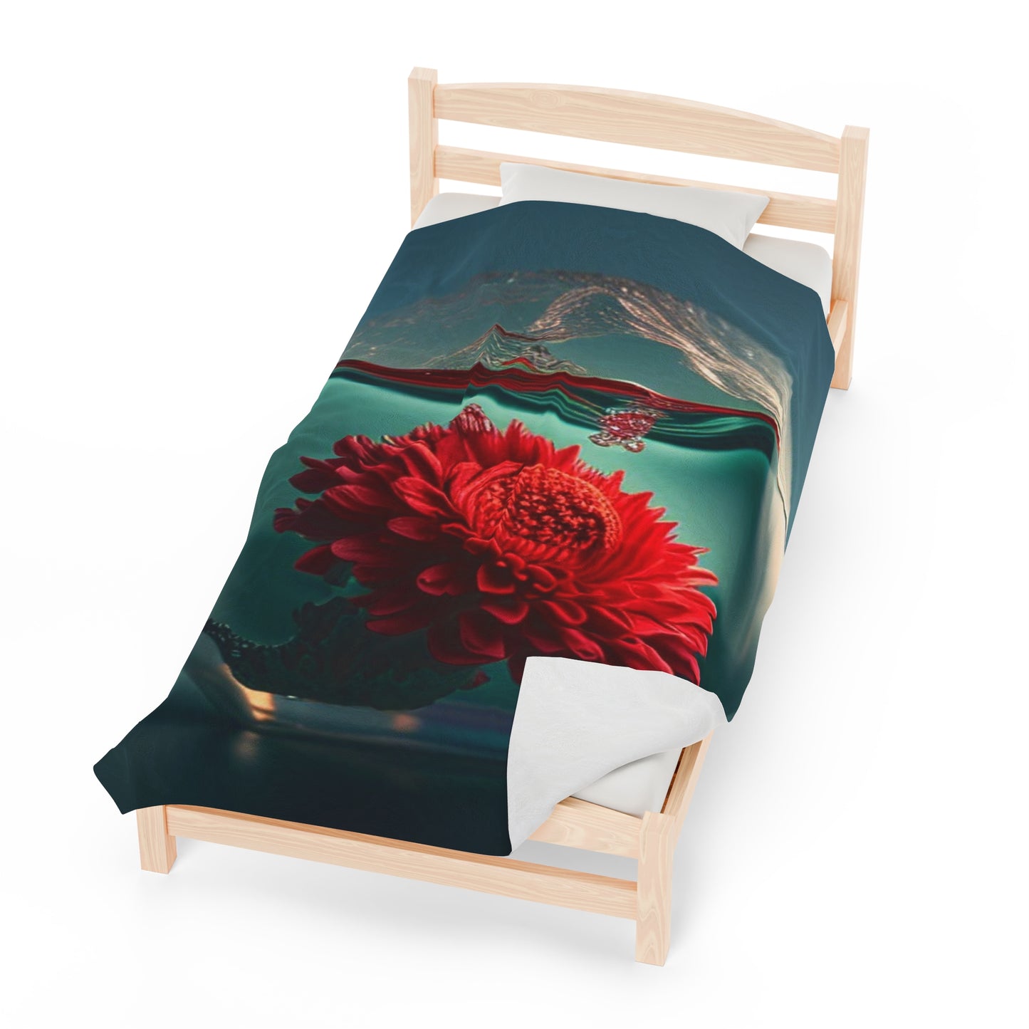 Velveteen Plush Blanket Chrysanthemum 4