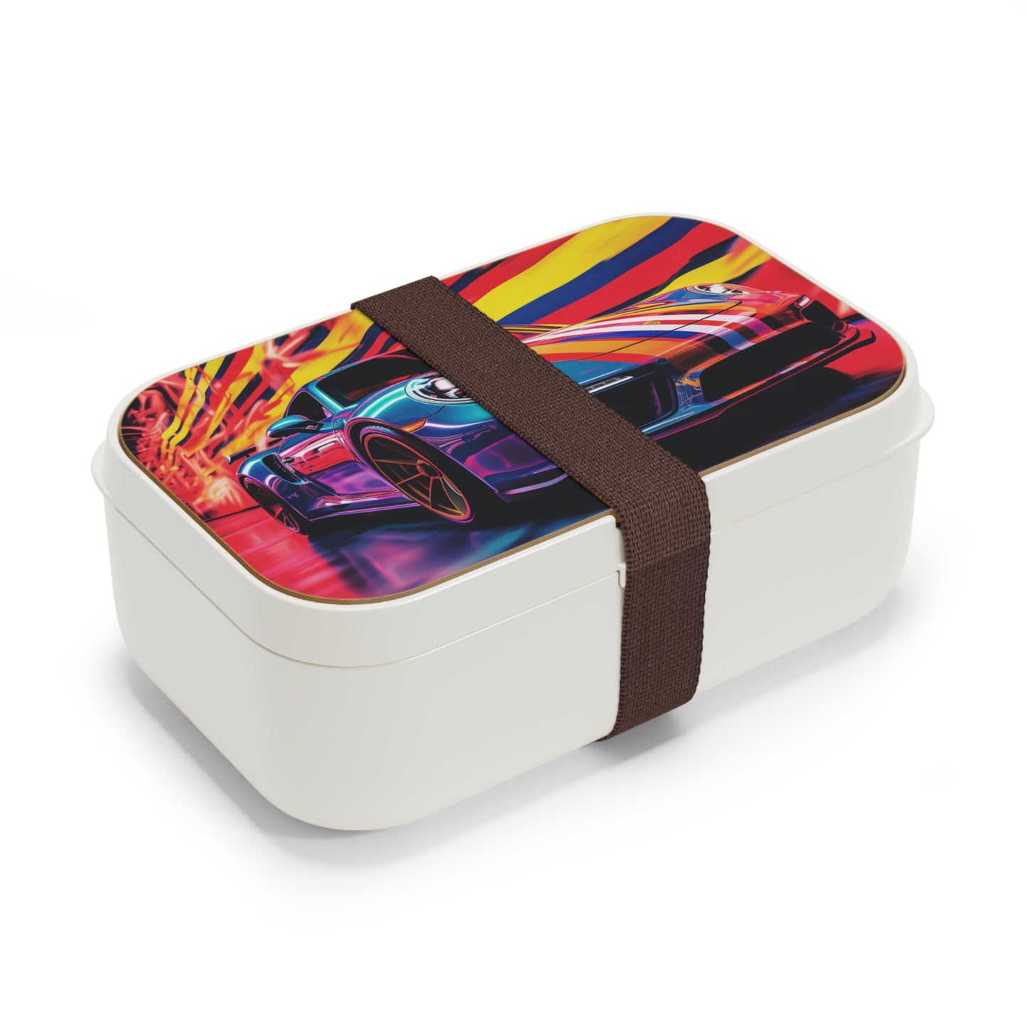 Bento Lunch Box Macro American Flag Porsche 2