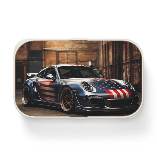 Bento Lunch Box American Flag Porsche 1