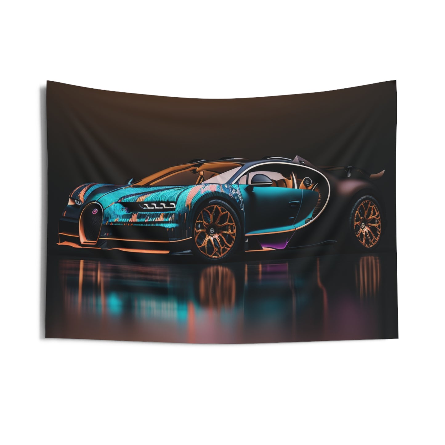 Indoor Wall Tapestries Bugatti Blue 2