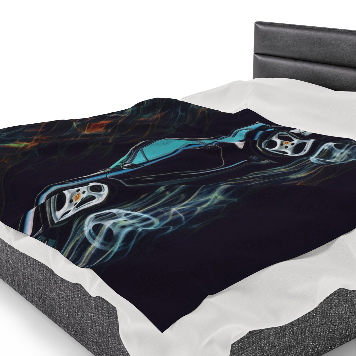 Velveteen Plush Blanket Porsche 933 2