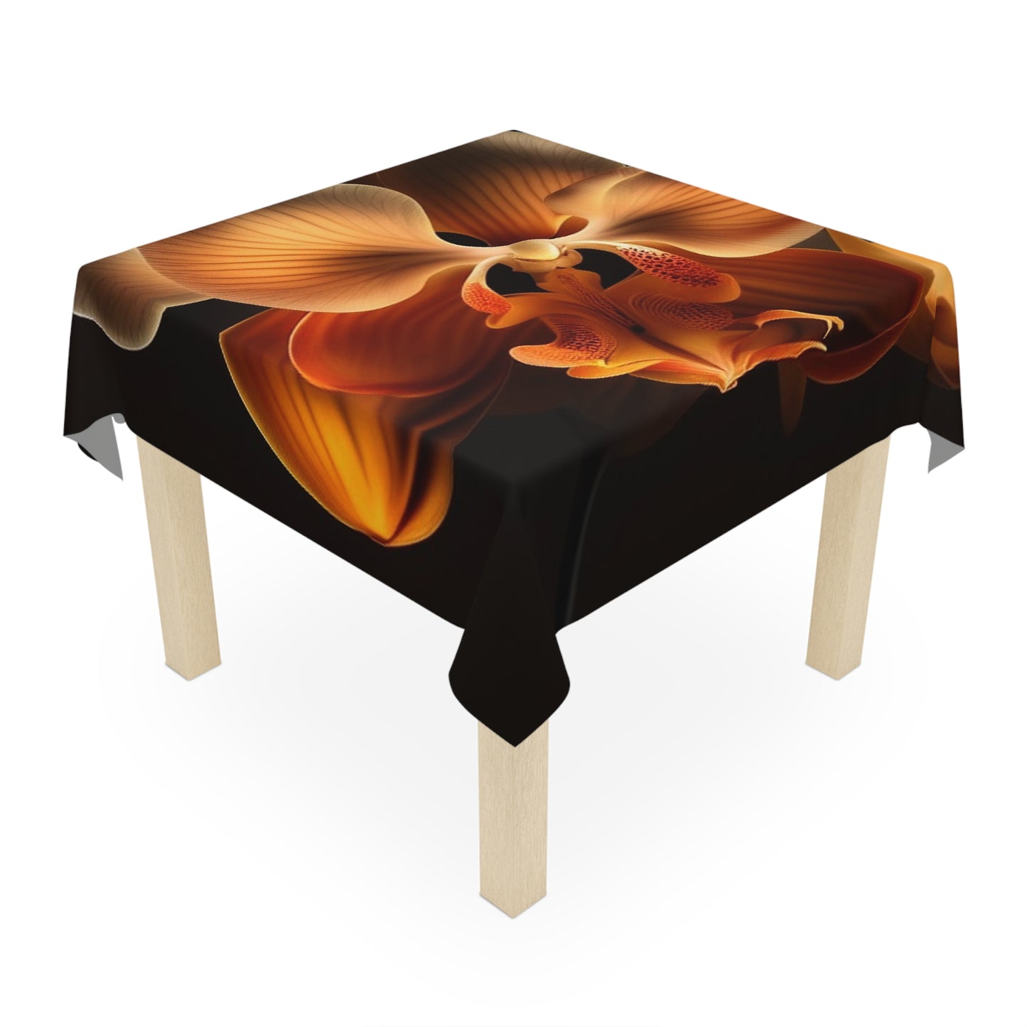 Tablecloth Orange Orchid 2