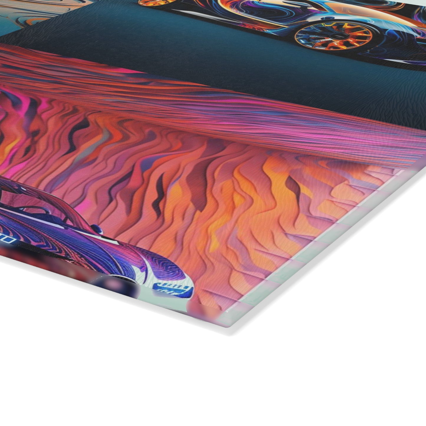 Glass Cutting Board Bugatti Abstract Flair 5