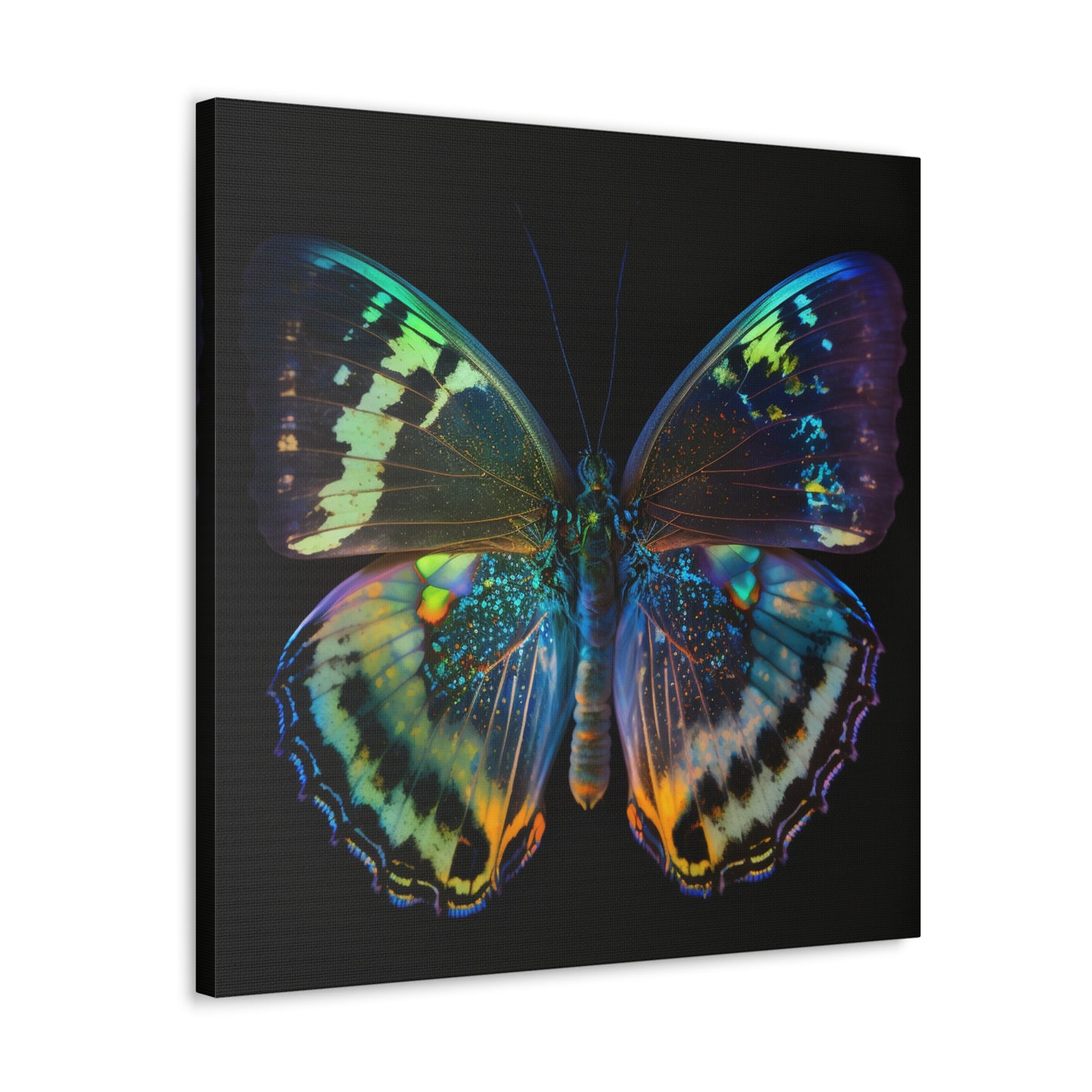 Canvas Gallery Wraps Neon Butterfly Flair 4