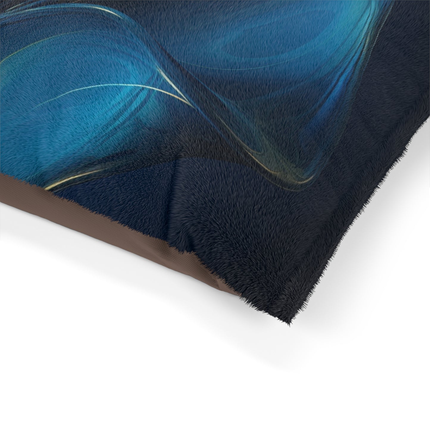 Pet Bed Abstract Blue Tulip 2