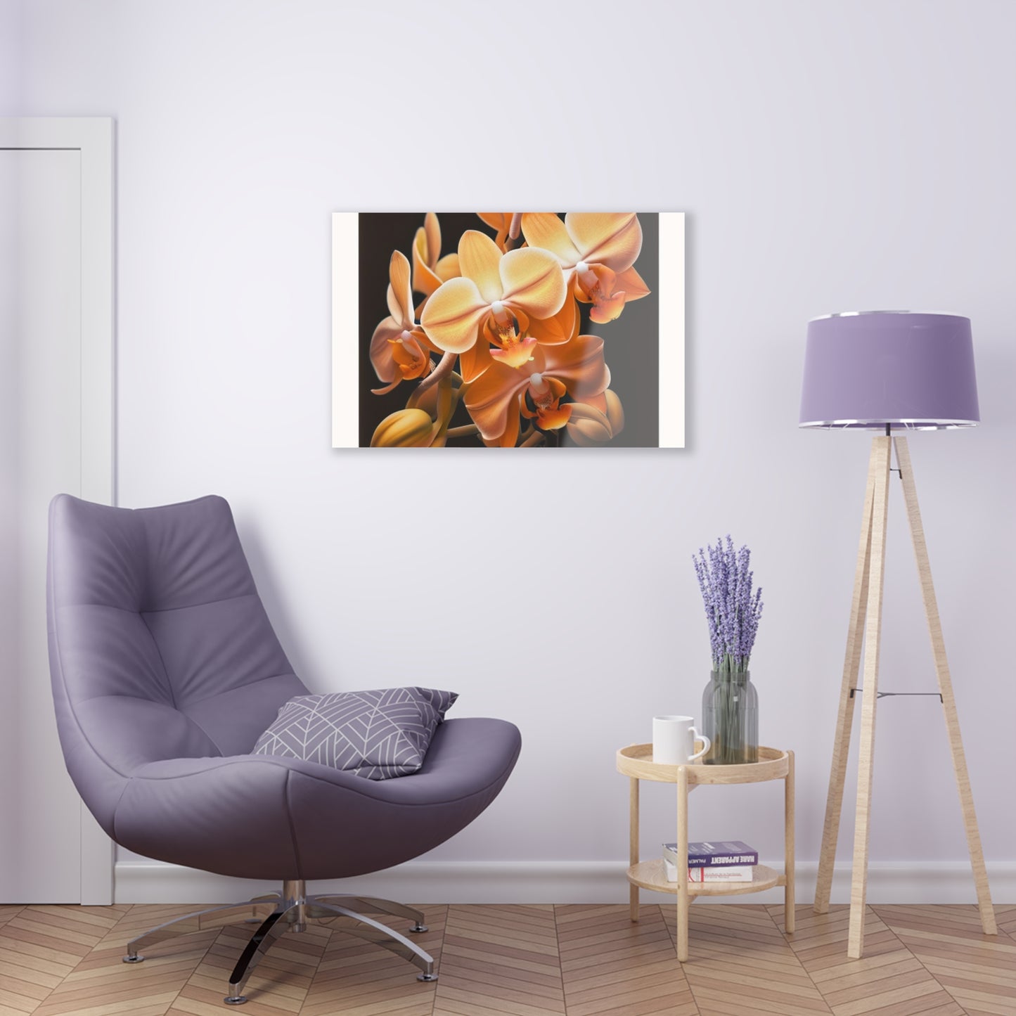 Acrylic Prints orchid pedals 1