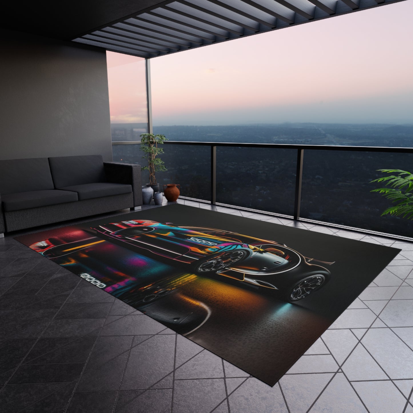 Outdoor Rug  Bugatti Chiron Super 2