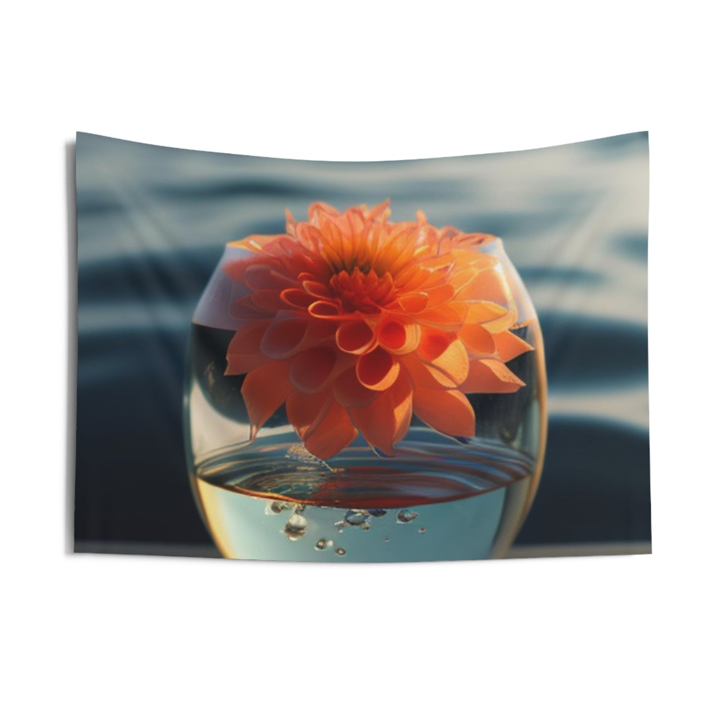 Indoor Wall Tapestries Dahlia Orange 2