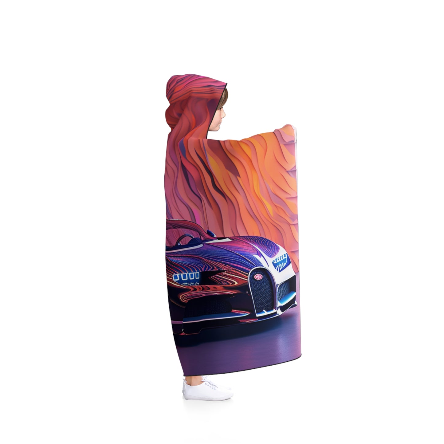 Hooded Blanket Bugatti Abstract Flair 4