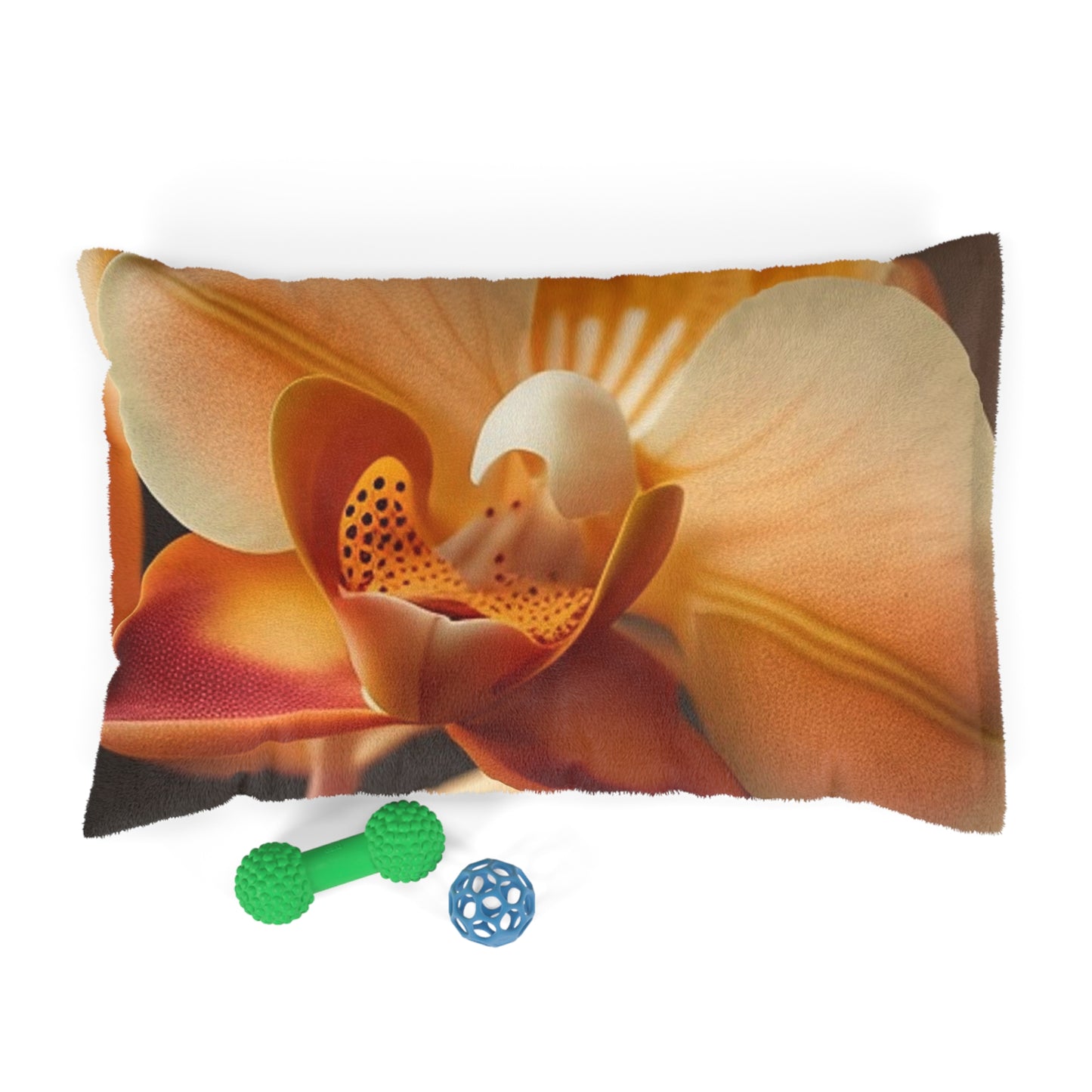 Pet Bed Orange Orchid 3