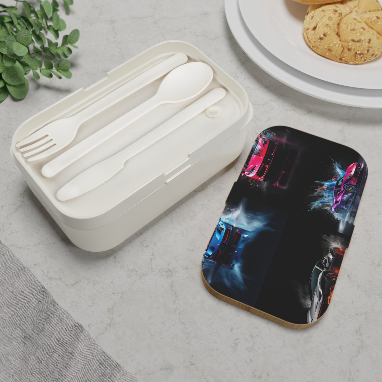 Bento Lunch Box Ferrari Water Splash 5