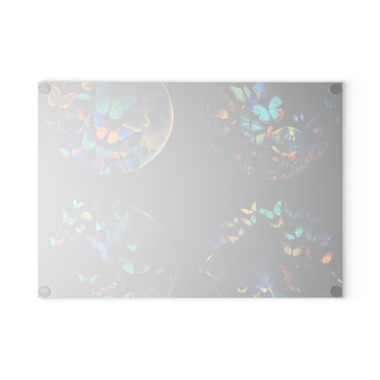 Glass Cutting Board Moon Butterfly 5