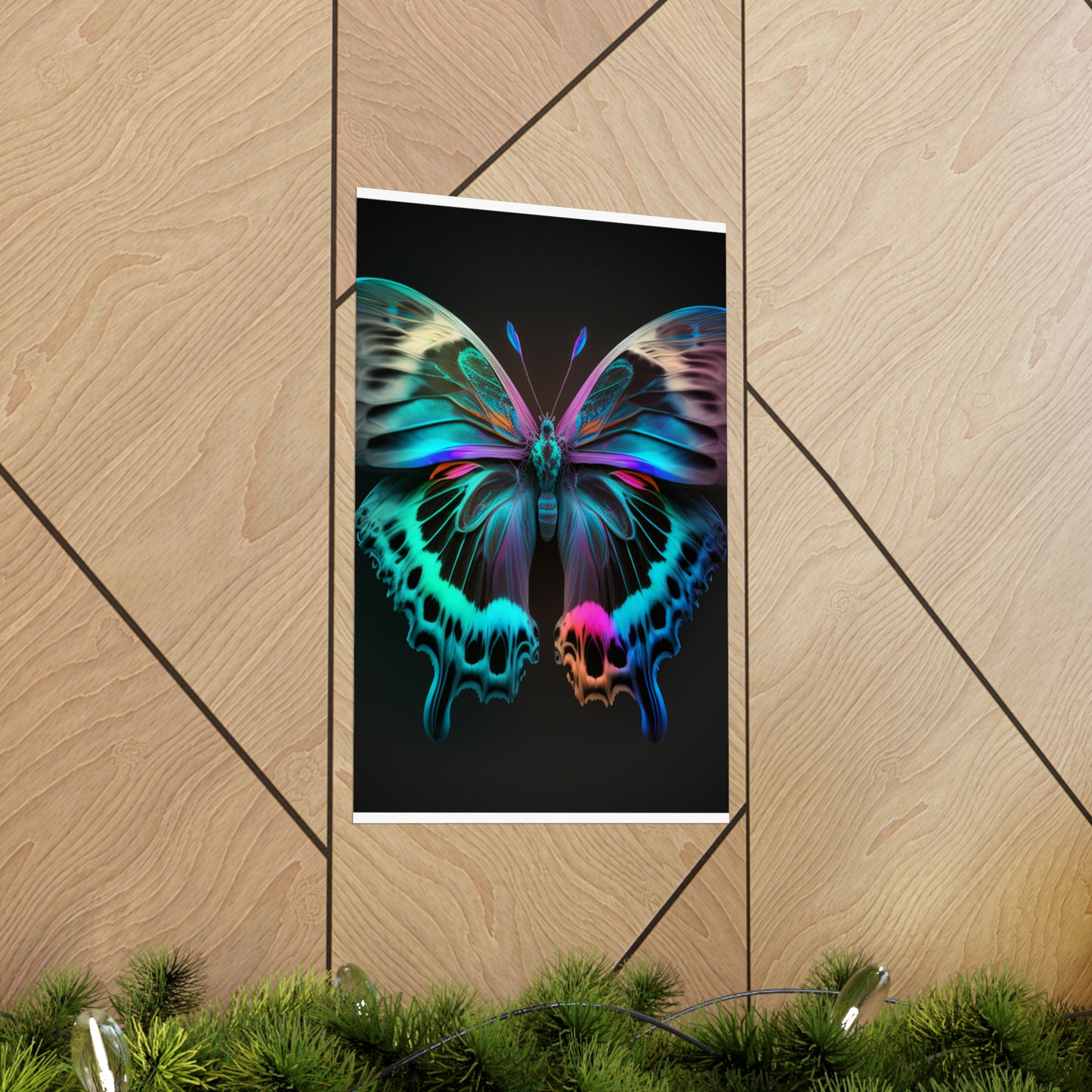 Premium Matte Vertical Posters Raw Florescent Glow 2
