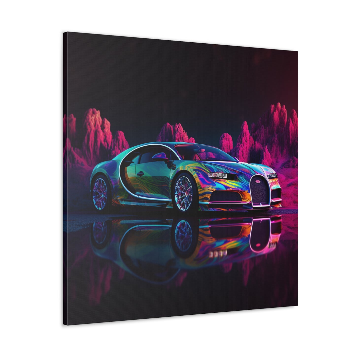 Canvas Gallery Wraps Florescent Bugatti Flair 2