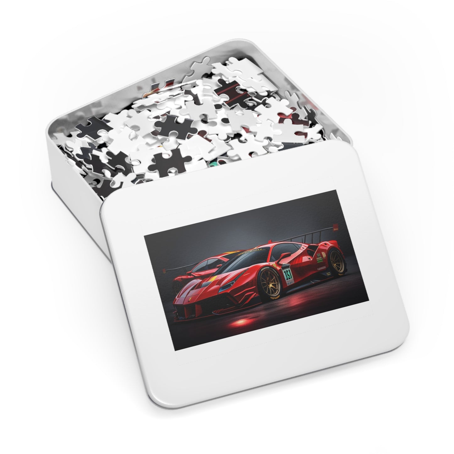 Jigsaw Puzzle (30, 110, 252, 500,1000-Piece) Ferrari Red 2