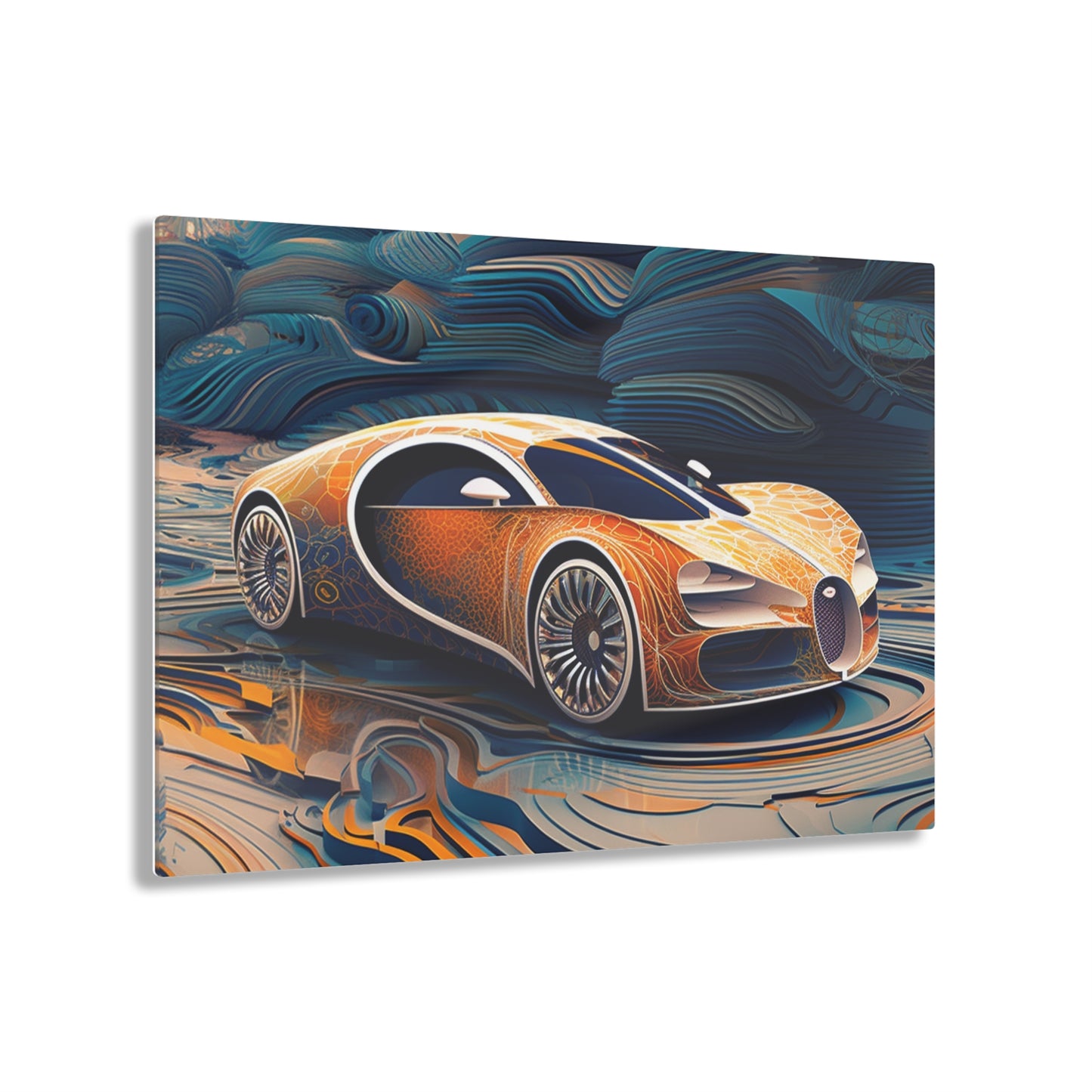 Acrylic Prints Bugatti Abstract Flair 1