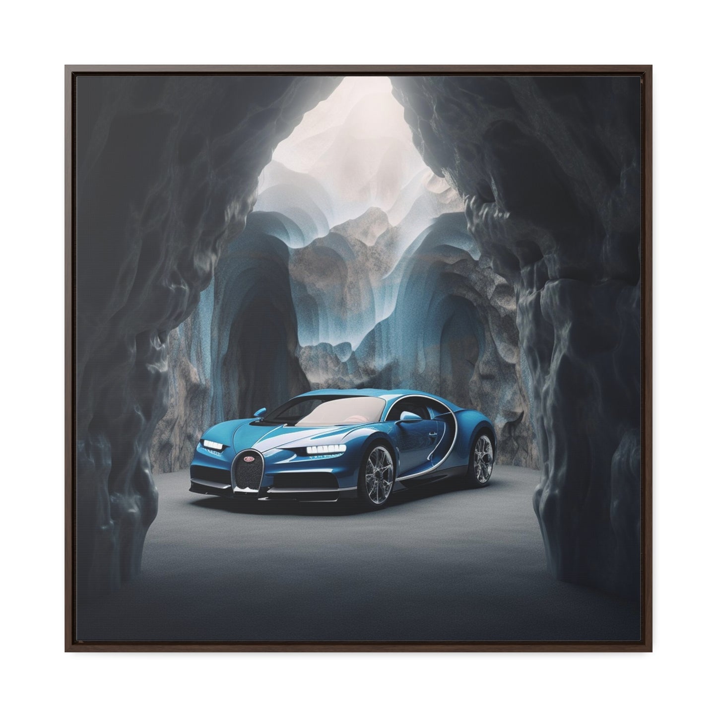 Gallery Canvas Wraps, Square Frame Bugatti Real Look 2