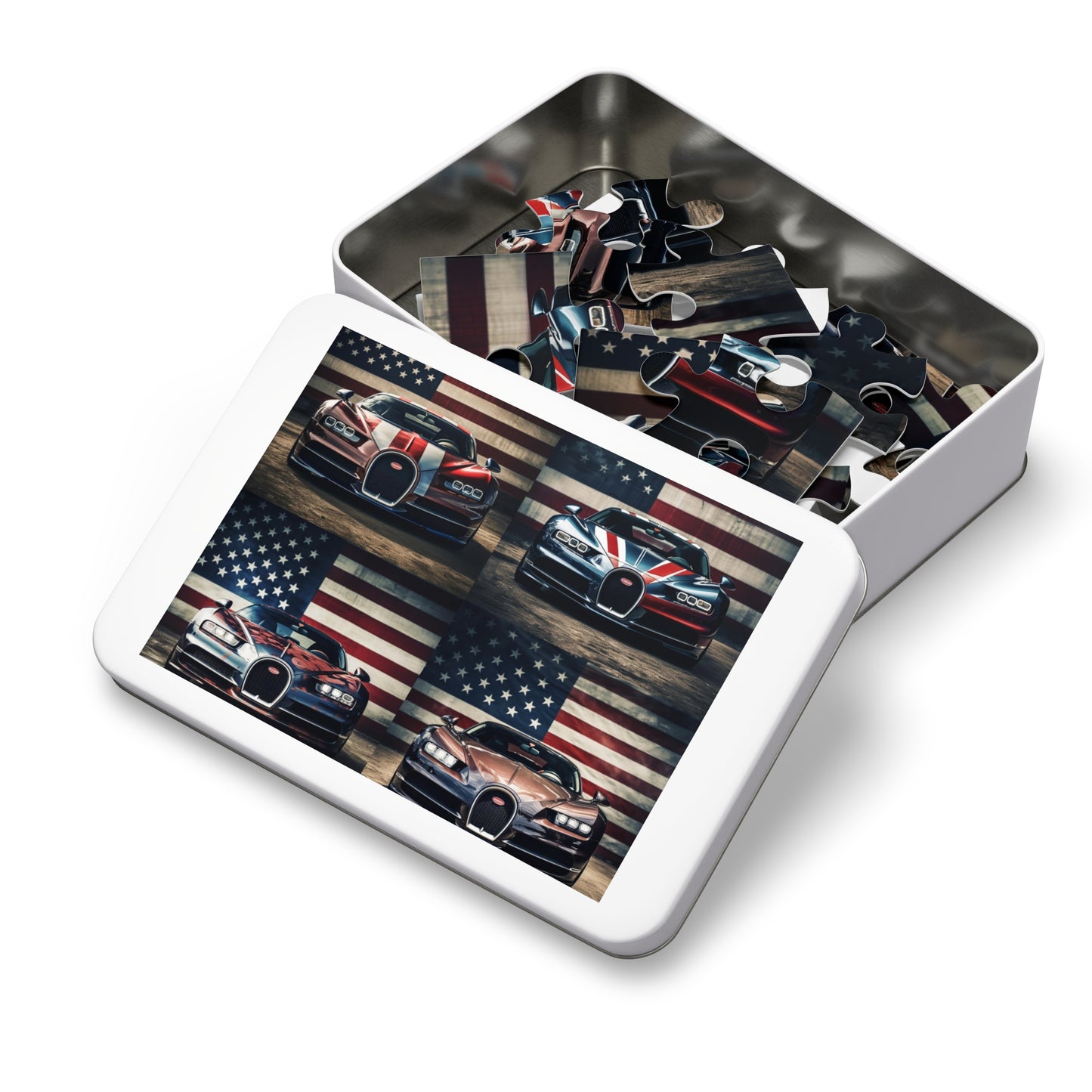 Jigsaw Puzzle (30, 110, 252, 500,1000-Piece) Bugatti Flag 5