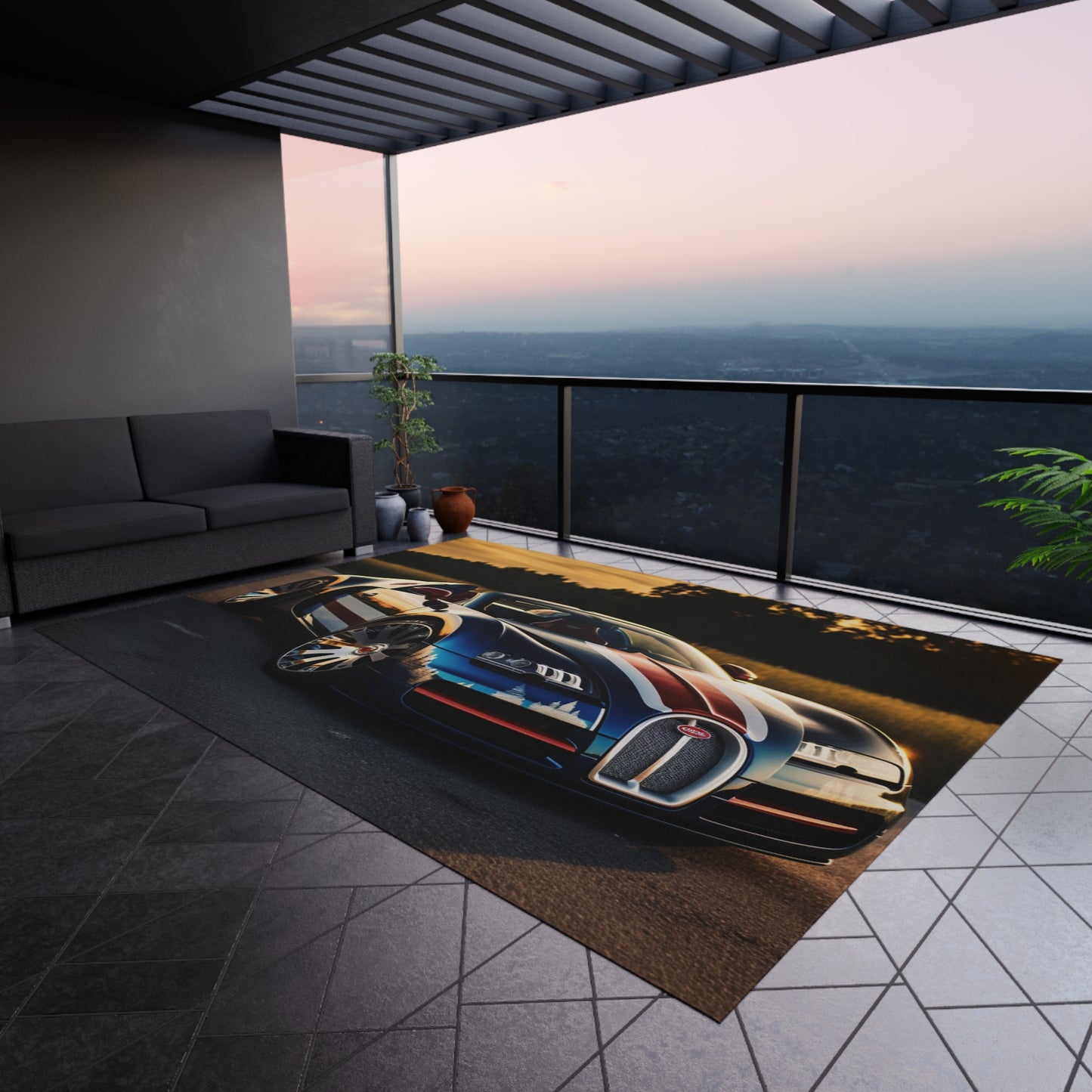 Outdoor Rug  Bugatti Flag American 3