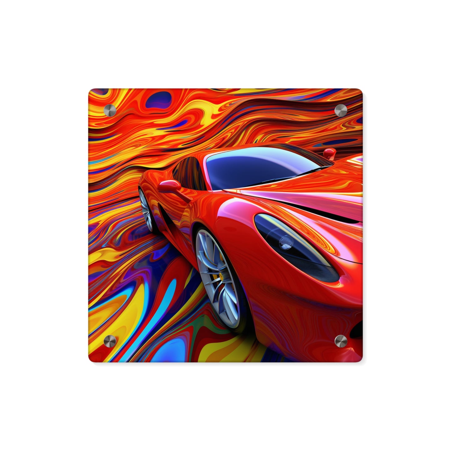 Acrylic Wall Art Panels Ferrari Water Fusion 4