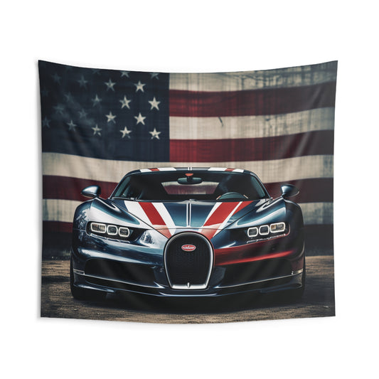 Indoor Wall Tapestries Bugatti Flag 2