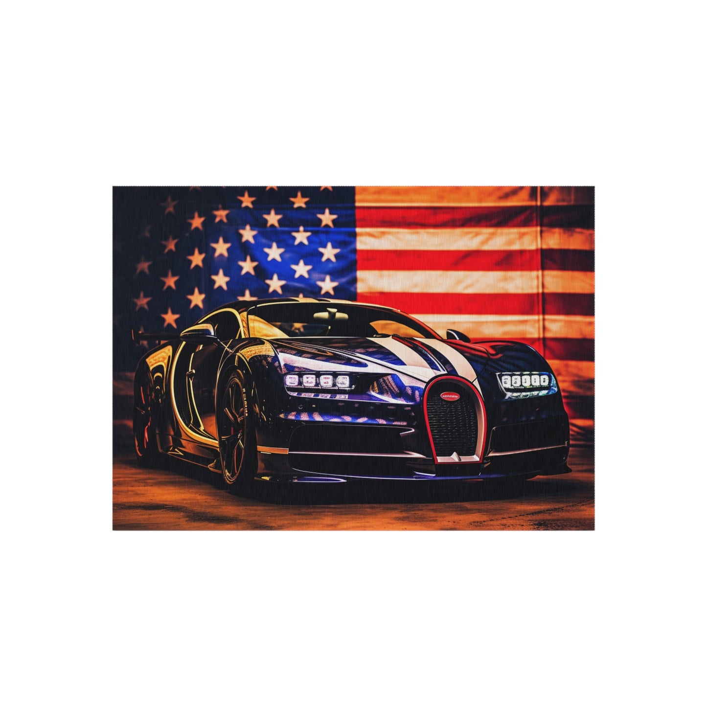Outdoor Rug  Macro Bugatti American Flag 4