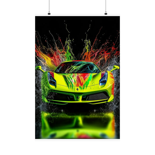 Premium Matte Vertical Posters Farrari Water 1