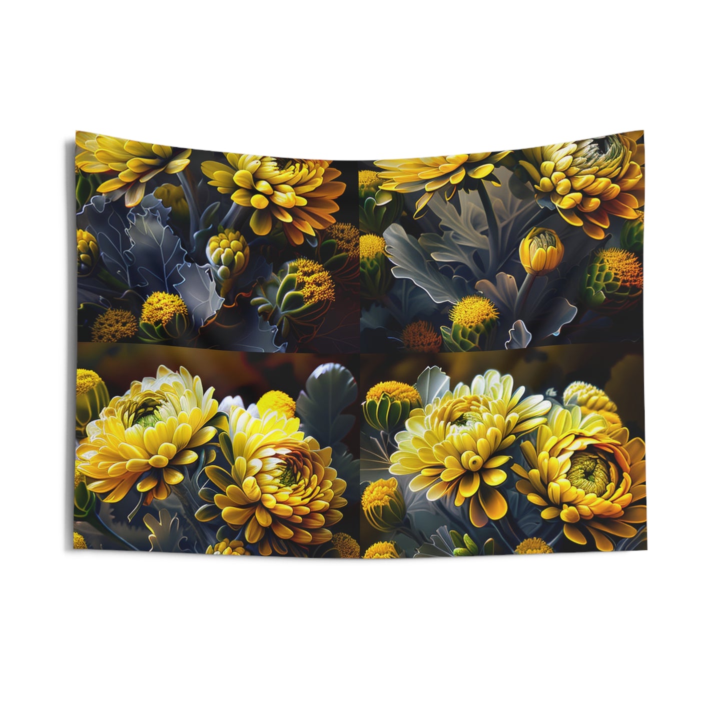Indoor Wall Tapestries Yellow Hermosas Flores Amarillas 5