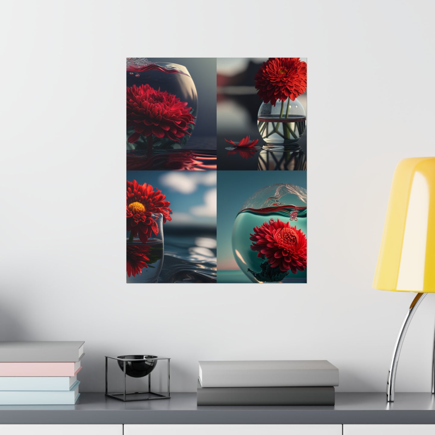 Premium Matte Vertical Posters Chrysanthemum 5