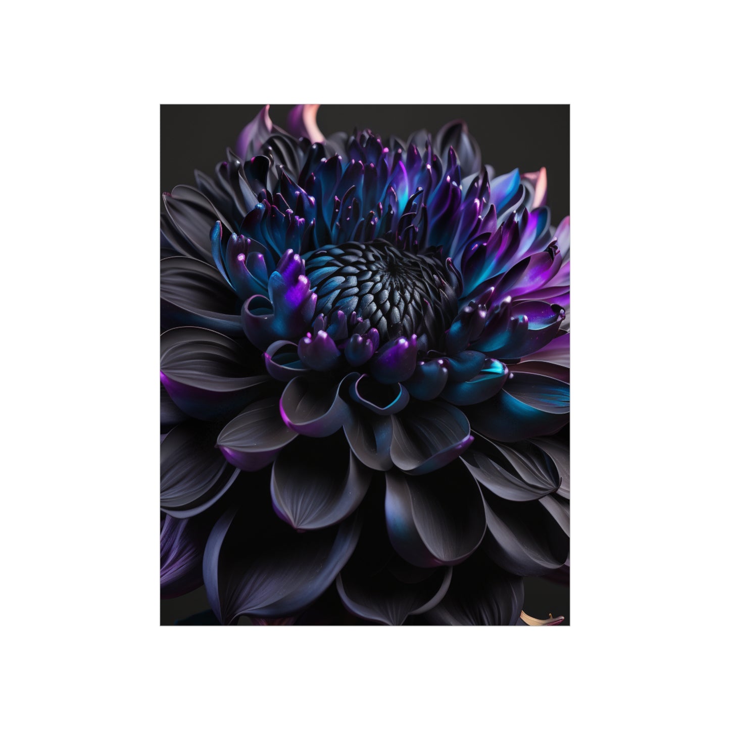 Premium Matte Vertical Posters Dahlia Purple 2