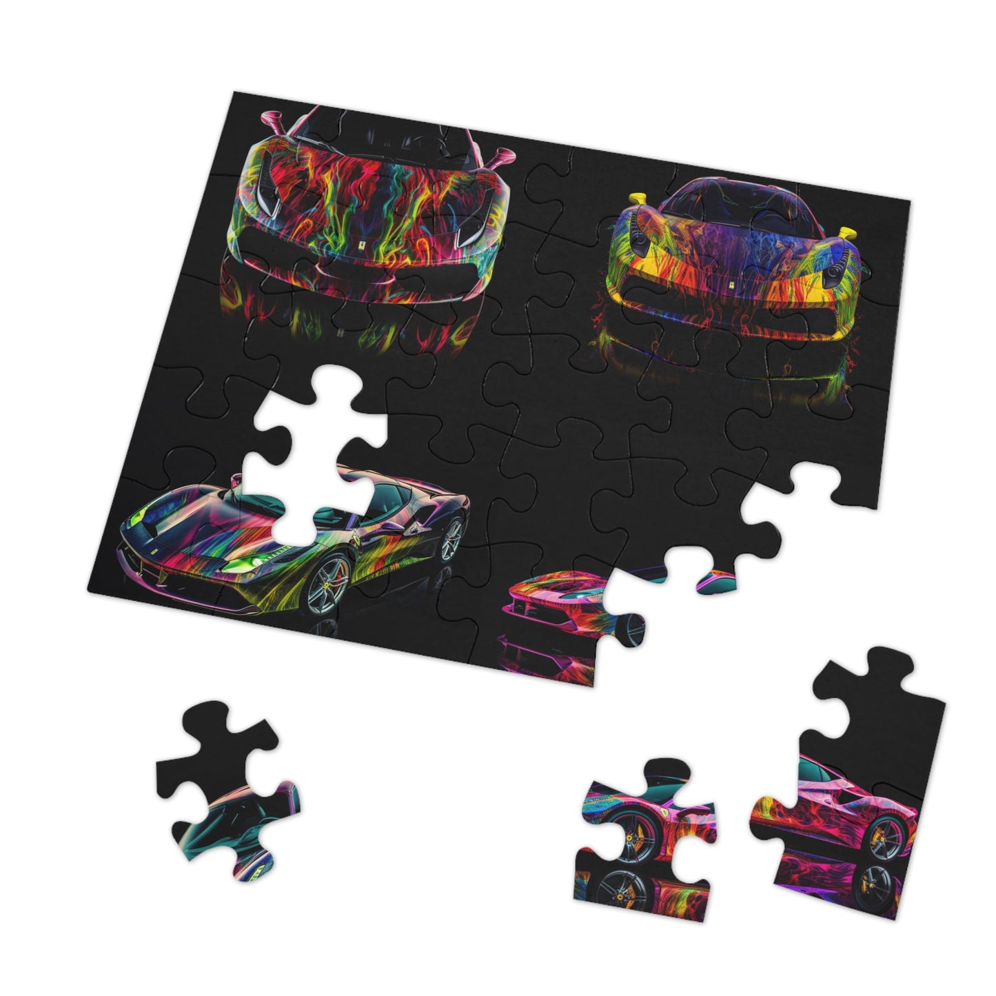 Jigsaw Puzzle (30, 110, 252, 500,1000-Piece) Ferrari Color 5